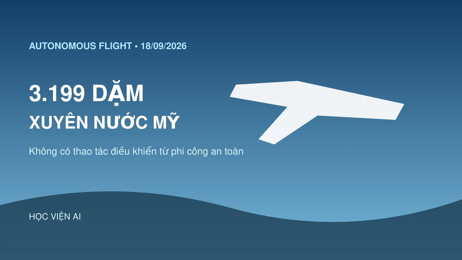 Joby bay tự động 3.199 dặm xuyên Mỹ, phi công không chạm điều khiển