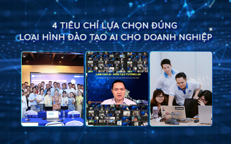 4 Tiêu Chí Lựa Chọn Đúng Loại Hình Đào Tạo AI Cho Doanh Nghiệp Năm 2026