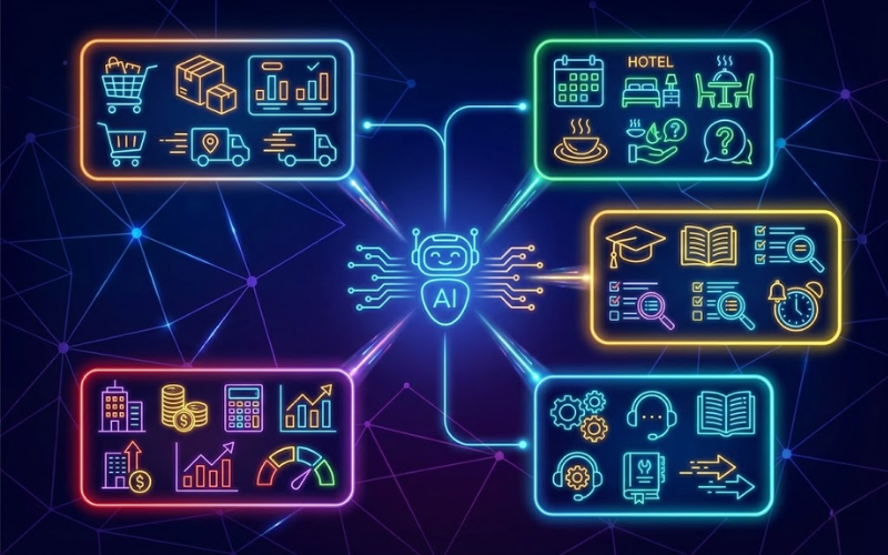 Ứng dụng chatbot AI cho nhiều đối tượng doanh nghiệp khác nhau