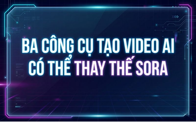 Bật mí 3 công cụ tạo video AI thay thế Sora tốt nhất hiện nay