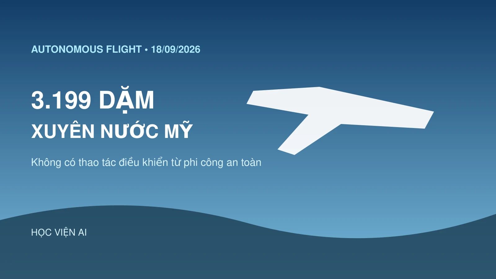 Joby bay tự động 3.199 dặm xuyên Mỹ, phi công không chạm điều khiển
