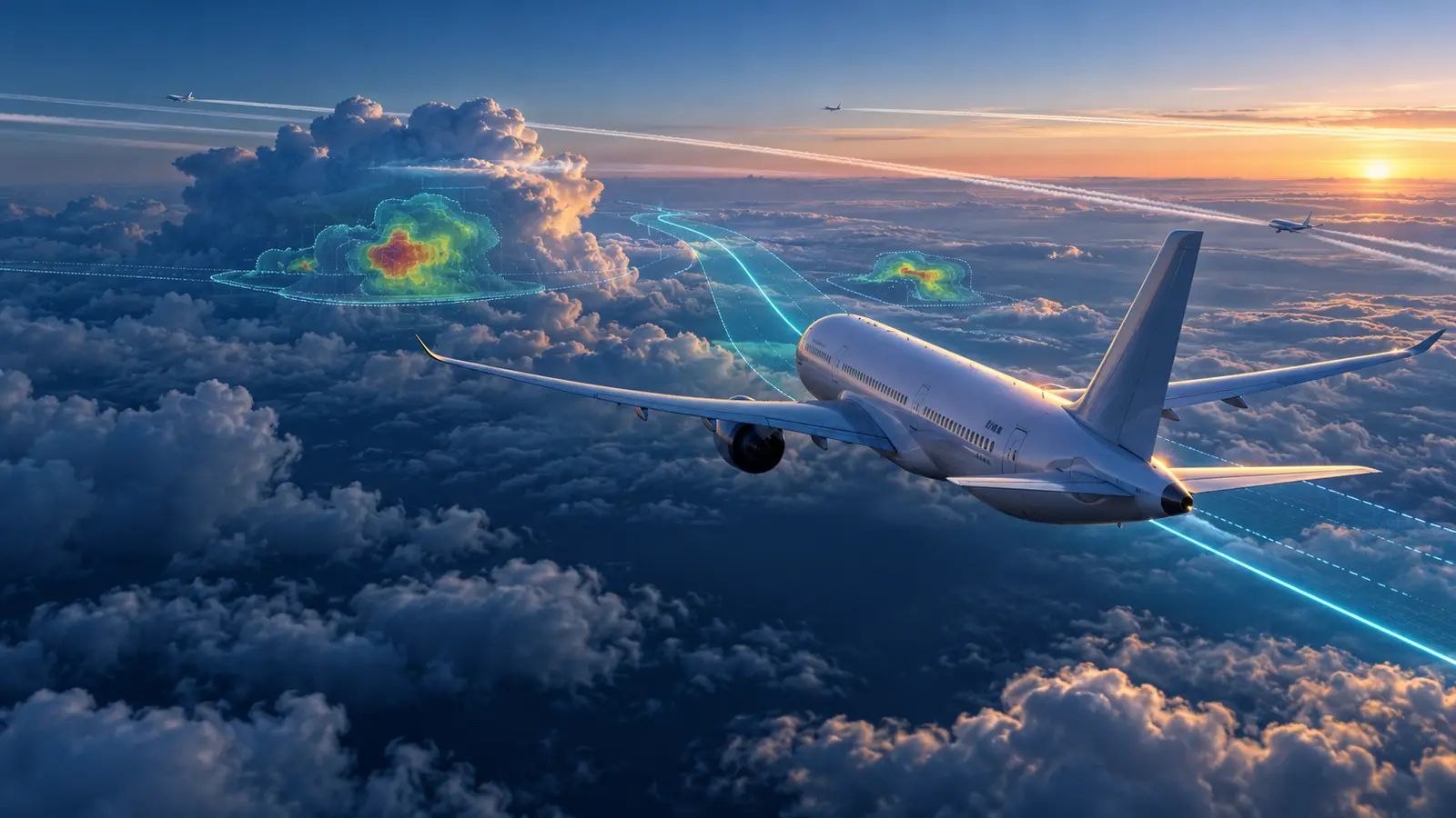 Cathay và Google dùng AI giảm 40% tác động ấm lên của vệt ngưng tụ