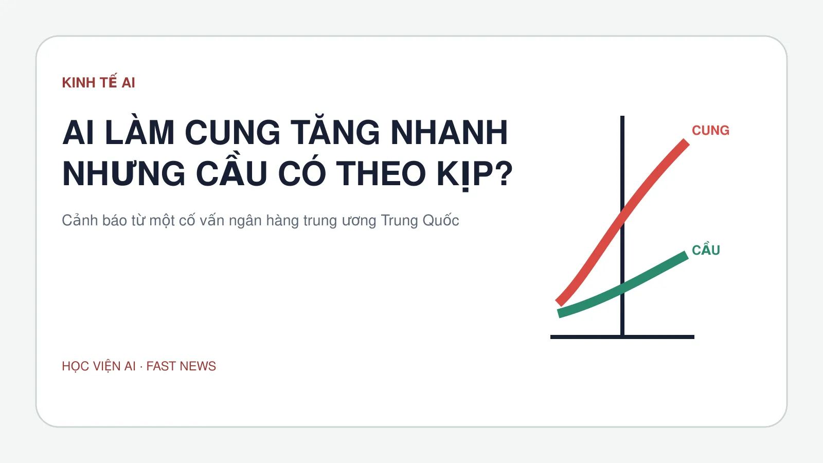 Cố vấn PBOC: AI có thể làm sâu mất cân bằng cung–cầu