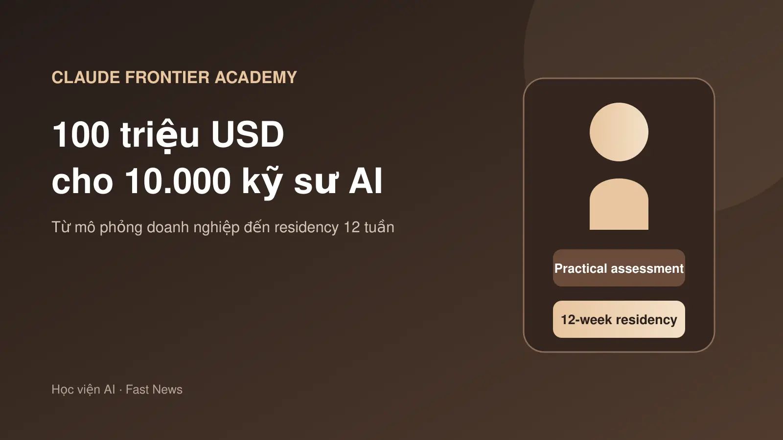 Anthropic chi 100 triệu USD đào tạo 10.000 kỹ sư AI