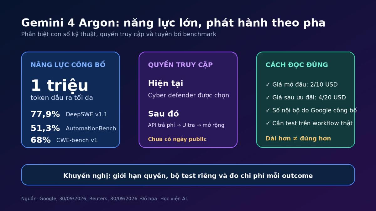 Sơ đồ năng lực, quyền truy cập và cách đọc đúng Gemini 4 Argon