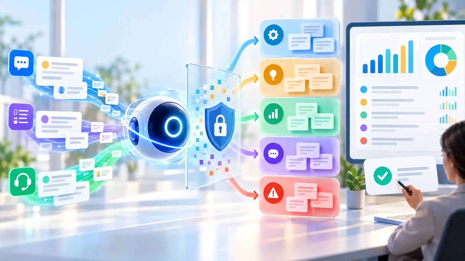 ChatGPT Dots phân tích phản hồi khách hàng: mẫu 15 dòng