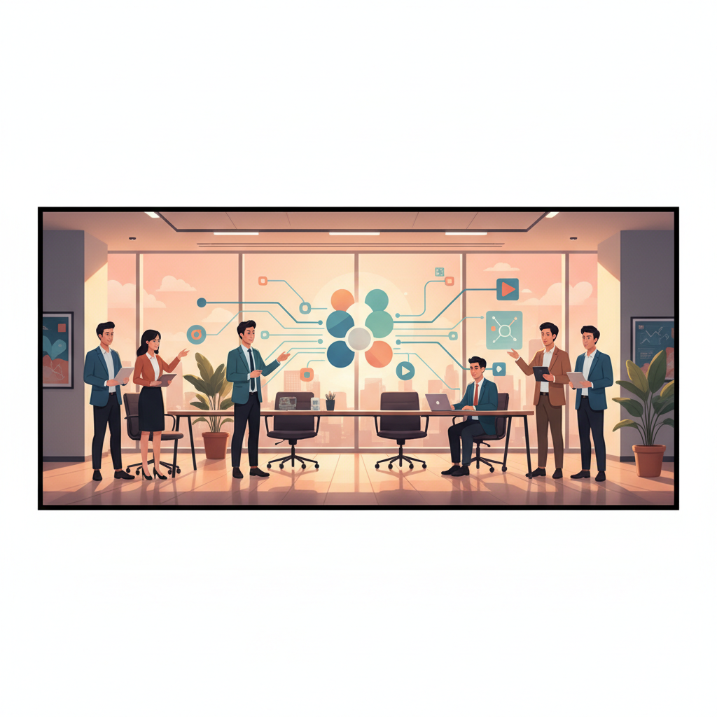 Minh họa workflow ứng dụng AI có thể lặp lại trong công việc