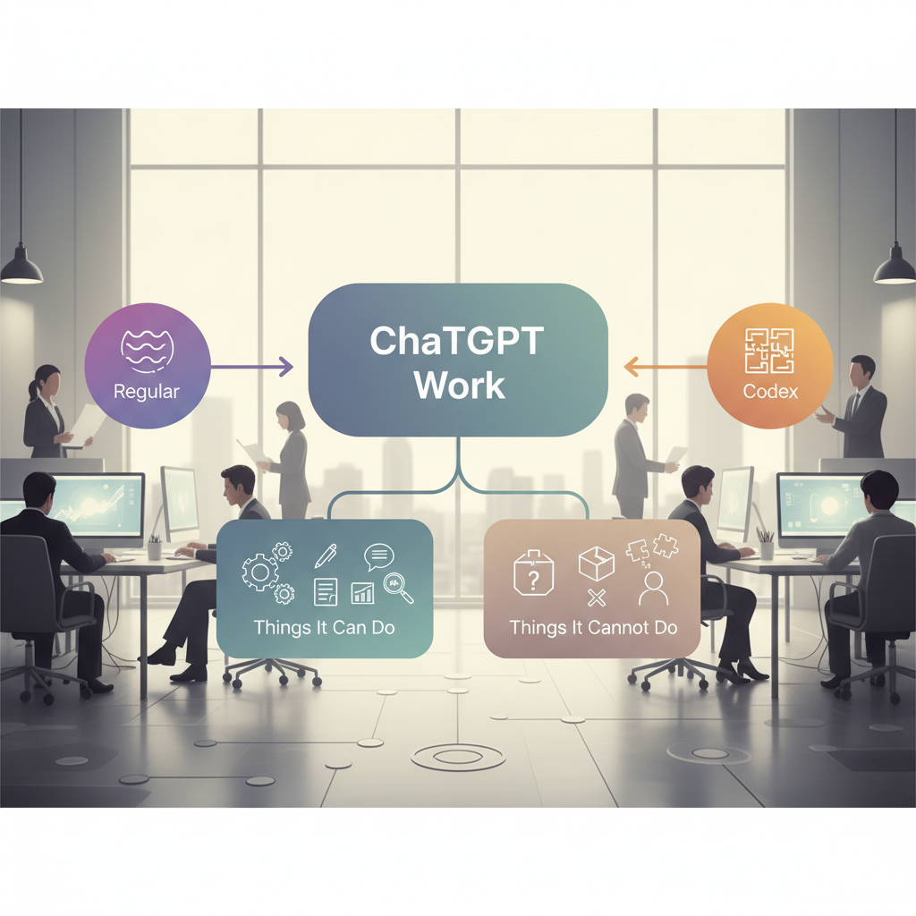 Work khác gì Chat thường và khác gì Codex