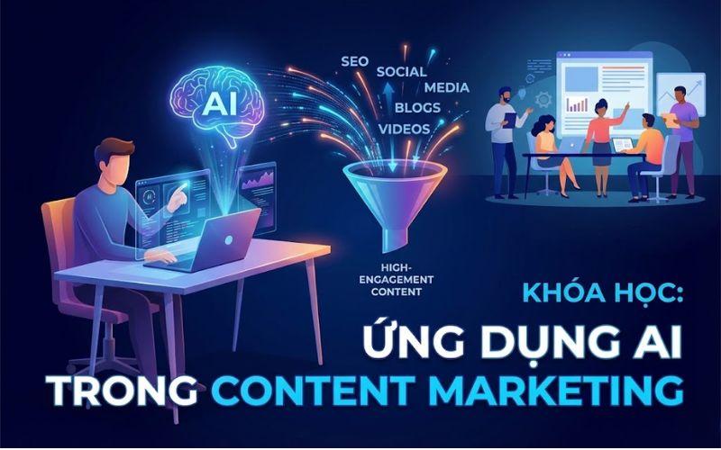 Khóa Học Ứng Dụng AI Trong Content Marketing: Tư Duy + Kỹ Thuật Thực Chiến