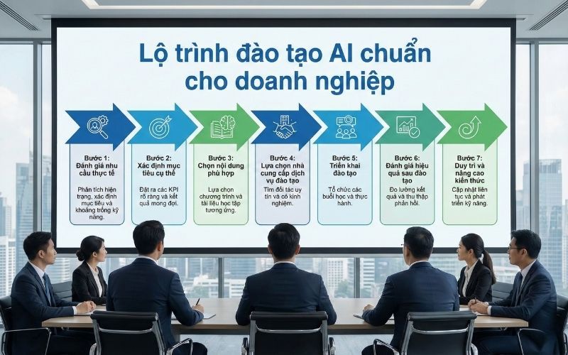 Lộ trình đào tạo AI chuẩn cho doanh nghiệp