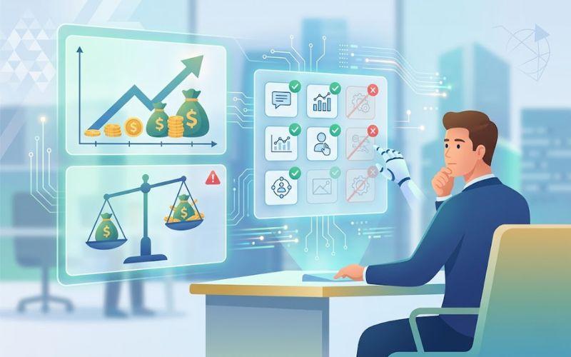 Doanh nghiệp đứng trước bài toán tài chính khi đầu tư chatbot AI